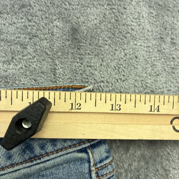 Miss Selfridge Denim Jeans Women 28x32 Blue Cropped Kickflare Boot Cowboy Pants - Picture 9 of 14